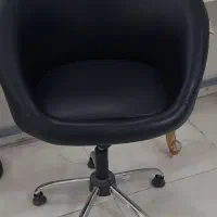 صندلی لگنی با پاف سه نفره