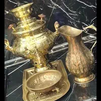 ست سماور 3لینری ذغالی