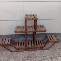 پایه گل چوبی