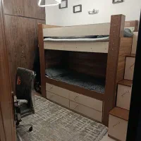 تخت دوطبقه جوان همراه کشو