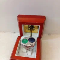 انگشتر نقره جواهراتی