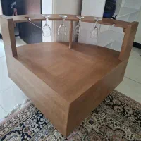 میز بار چوبی کنج گوشه ای