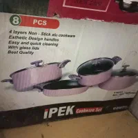 قابلمه تفلون آیپک ۸پارچه و...