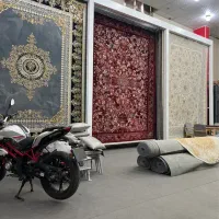 فرش سبز و قرمز