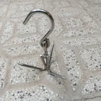 قلاب قصابی استیل سه طرفه گردان
