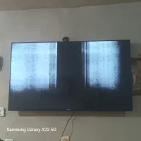 ال سی دی ۵۵ آنچ صفحه سیاه شده