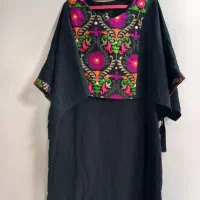 مانتو وکت وشومیزوچادر مشکی