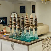 قلیان چوبی مغز ریشه گردو