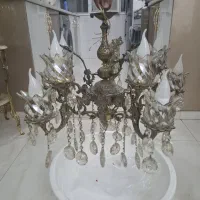 لوستر سقفی برنز ده شعله