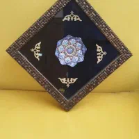 تابلو بشقاب مینا کاری