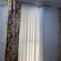 دو عدد پرده اتاق خواب