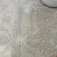 فرش 1200 شانه نخ پنبه در حد نو یک جفت 9 متری