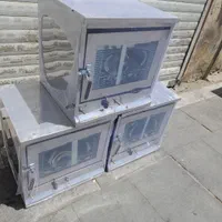 تنور گازی استیل تابه دار با سینی شیرینی