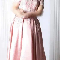 لباس مجلسی و نامزدی دنباله دار طراحی اختصاصی ویژه