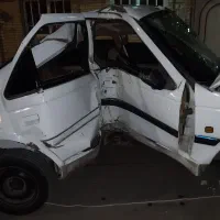 پژو پارس تصادفی