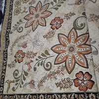 گلیم فرش 9 متری گندمی