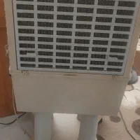کولر و پنکه پرتابل آبی