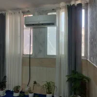 پرده حریر وکناره مخمل