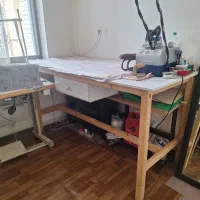 میز دو منظوره برش و اتو بخار
