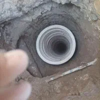 چاه کن مغنی چاه در دولت آباد برخوار