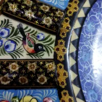 ساعت و آینه خاتم کاری شده|ساعت دیواری و تزئینی|تهران, افسریه شمالی|دیوار