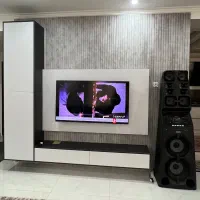 Tv wall تی وی وال در حد نو اماده نصب
