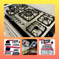 پک ست هود توکار گاز رومیزی سینک گرانیتی بیمکث F549