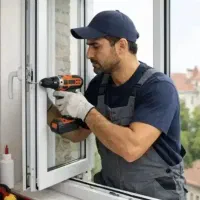 ساخت نصب و تعمیر درب پنجره توری upvc