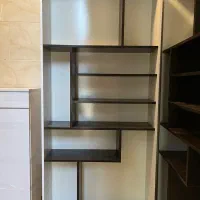 یک جفت کتابخانه و کمد دکوری نو و سالم