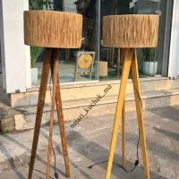 آباژور سالنی با شید رافیا