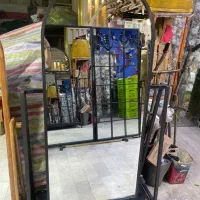 آینه قدی فلزی با رنگ کوره‌ای و ضمانت دو ساله