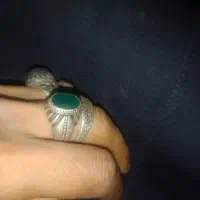 قوری عتیقه استیل دوتا انگشتر نقره