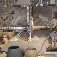 تابلو فرشته نگین کاری