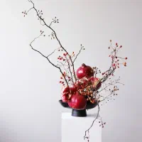 باکس گل و کیک یلدایی عروس