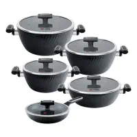سرویس قابلمه 10 پارچه طرح فورج کد FR07 ام جی اس