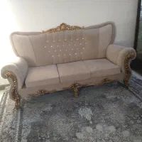 مبل هفت نفره سالم به همرا میز وعسلی