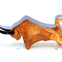 مجسمه چوبی مینیمال دکوری