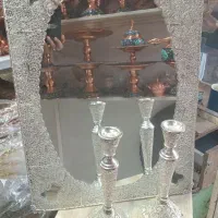 آینه شمعدان مس ملیله