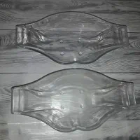 ظرف سالاد شیشه ای طرح لب