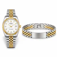 پکیج ساعت رولکس مردانه مدل Date JustودستبندRolex