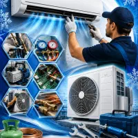 نصب ، سرویس و تعمیرات تخصصی کولر گازی