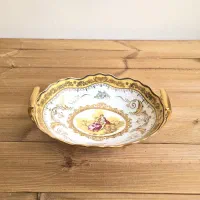 شیرینی خوری،آجیل خوری،شکلات خوری چینی طلاکوب/