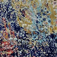 سه عدد فرش ابریشمی الماس کویر