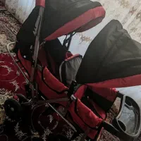 کالسکه دوقلو همراه با کریر