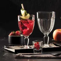 ۱۲ عدد گیلاس پایه دار بلور پاشاباغچه