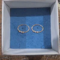 گوشواره حلقه ای هندسی
