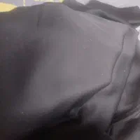 چادر دوخته شده مشکی جنس ساتن