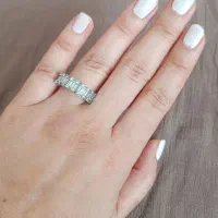 انگشتر نقره جواهری