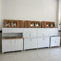 سرویس کابینت۴متری بالاپایین باسینک گازنصب نقدی چکی