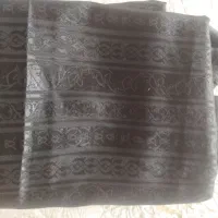 چادر مشکی طرح دار